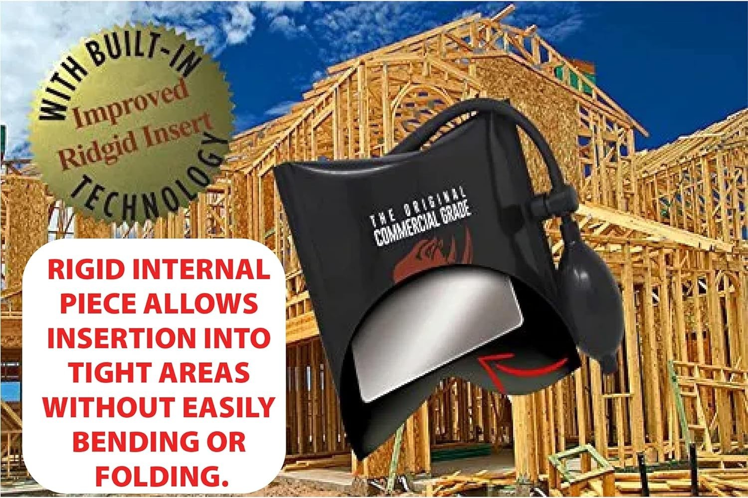Commercial Grade Air Wedge Bag Pump Kit Small Medium Large