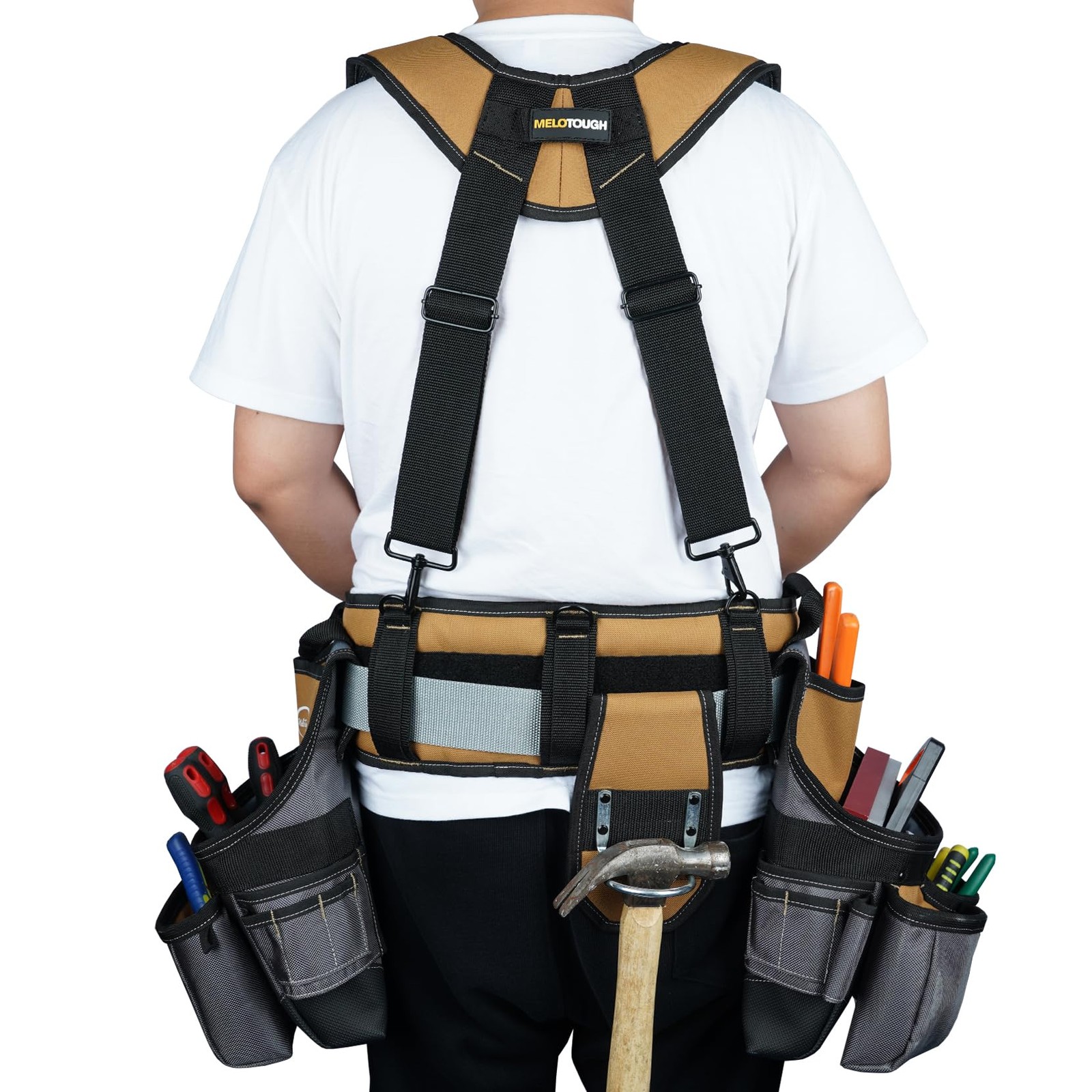 Tool Belt with Suspenders Tool Bag Suspenders Framers Comb Apron Tool Belt Co…