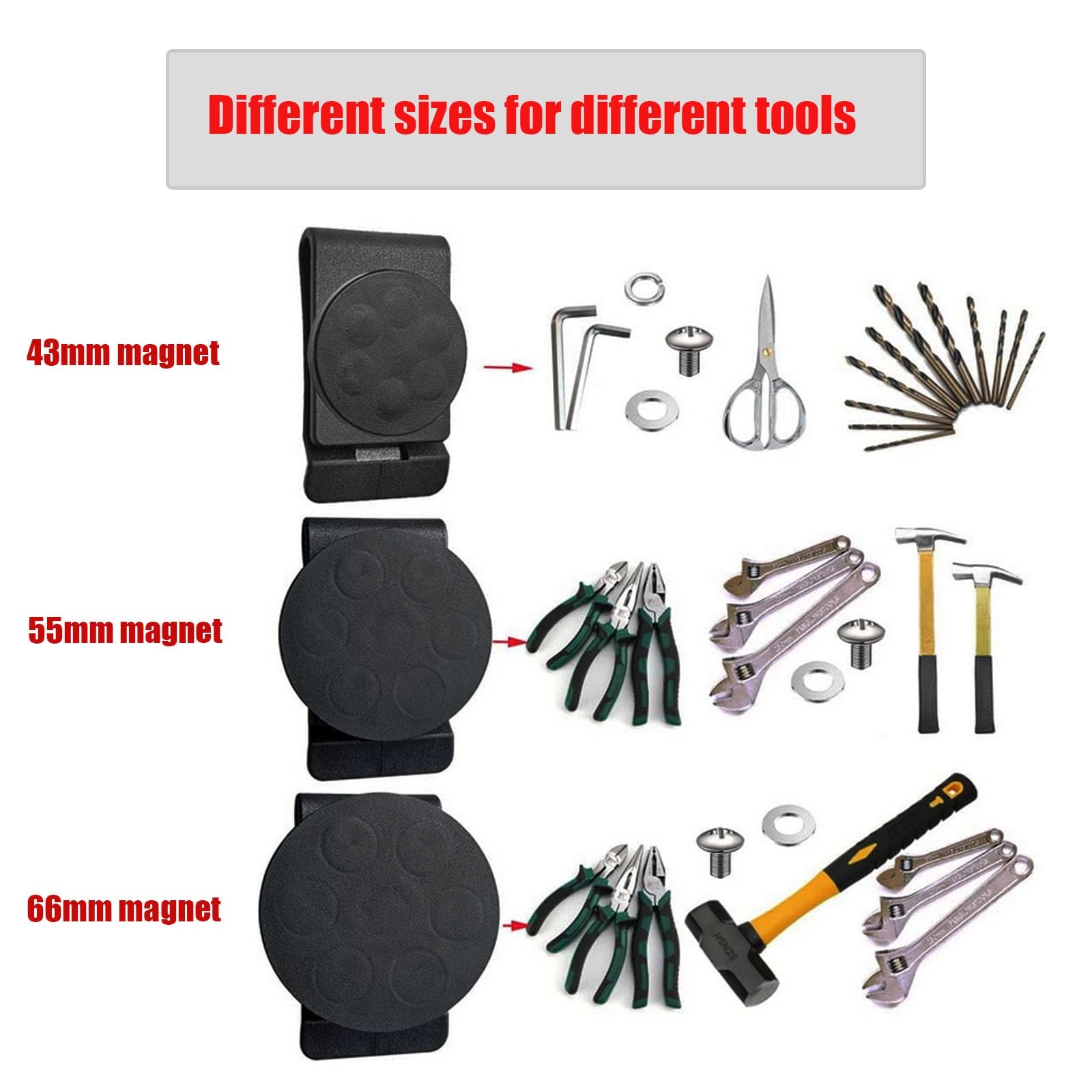 XXHong Belt Magnetic Clips Heavy Duty Magnetic Tool Holder Black Magnet Belt …
