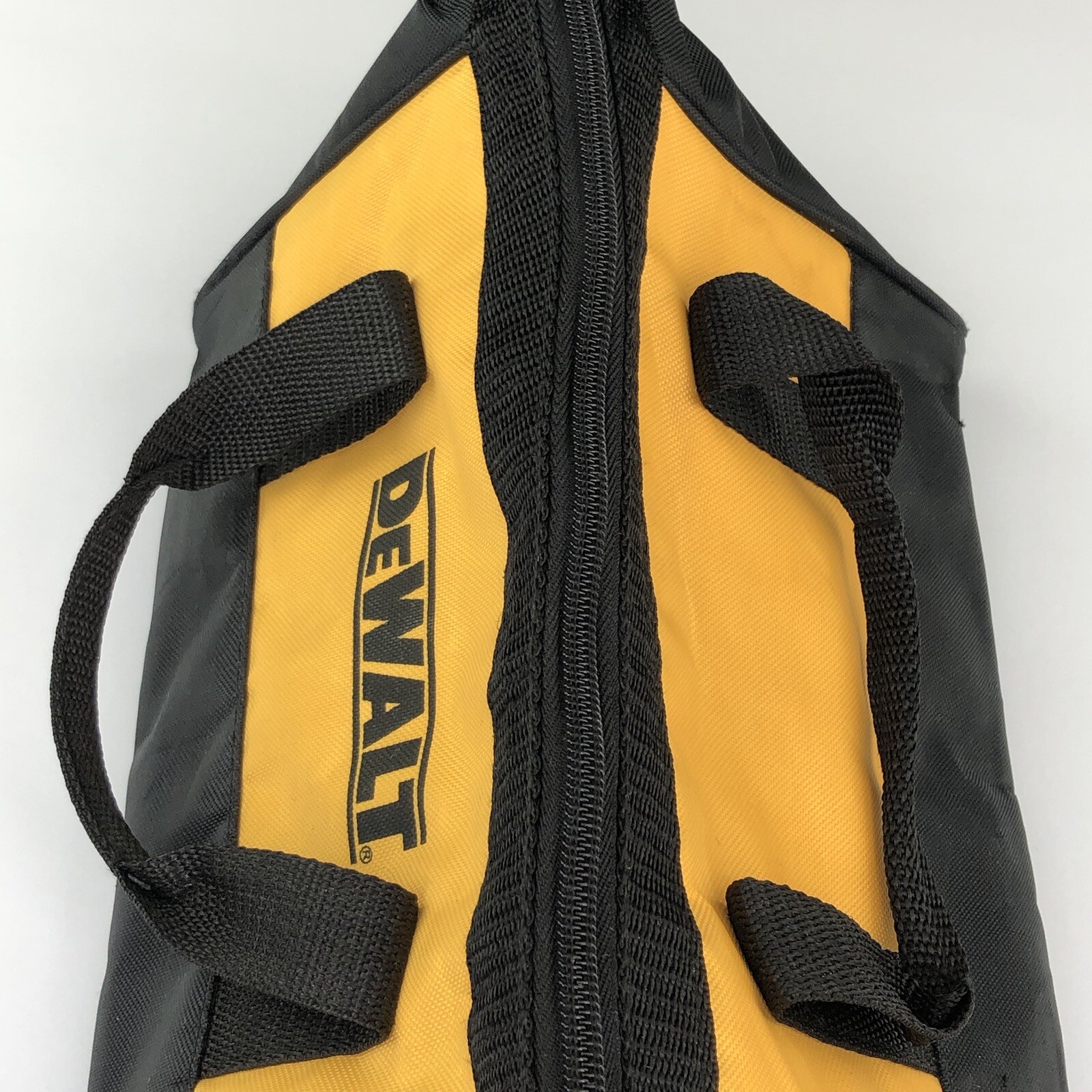 DeWalt Collapsible Full Zip Contractors Tool Bag Storage 12” & Safety Glasses