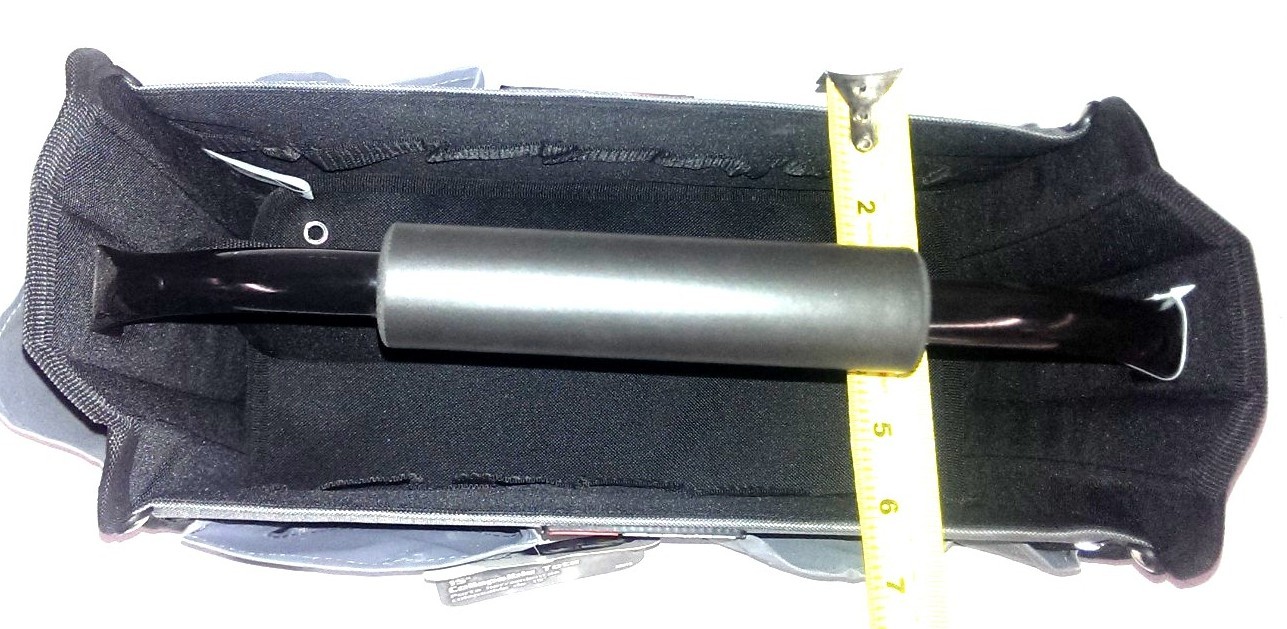 McGuire Nicholas 15″ Collapsible Tote w/Tubular steel foam handle 600D polyester