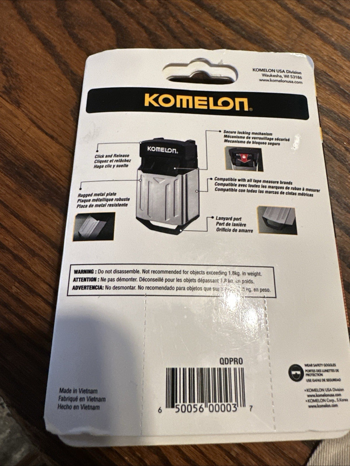 Komelon Quick Draw Pro Utility Holster Pouch for Tape Measures and Tools