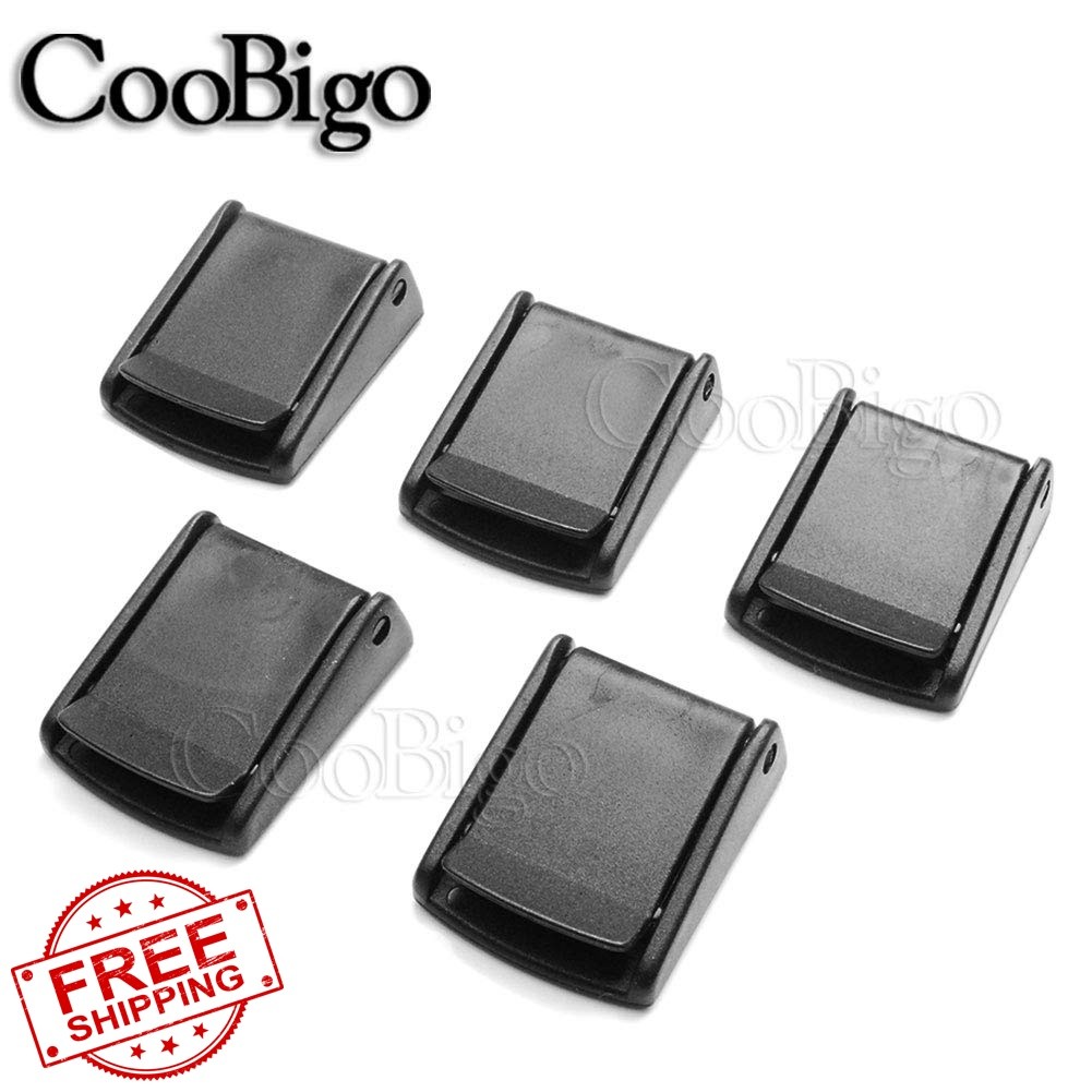 CooBigo 1 Inch Webbing Cam Buckles Black