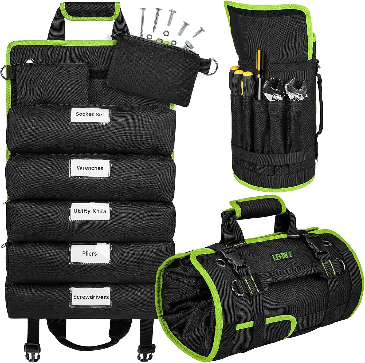 Versatile Tool Carrier Bag for Mechanics, Electricians
