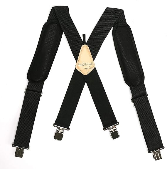 NEW Padded Tool Belt Work Suspenders with Super Strong Clip for Carpenter’