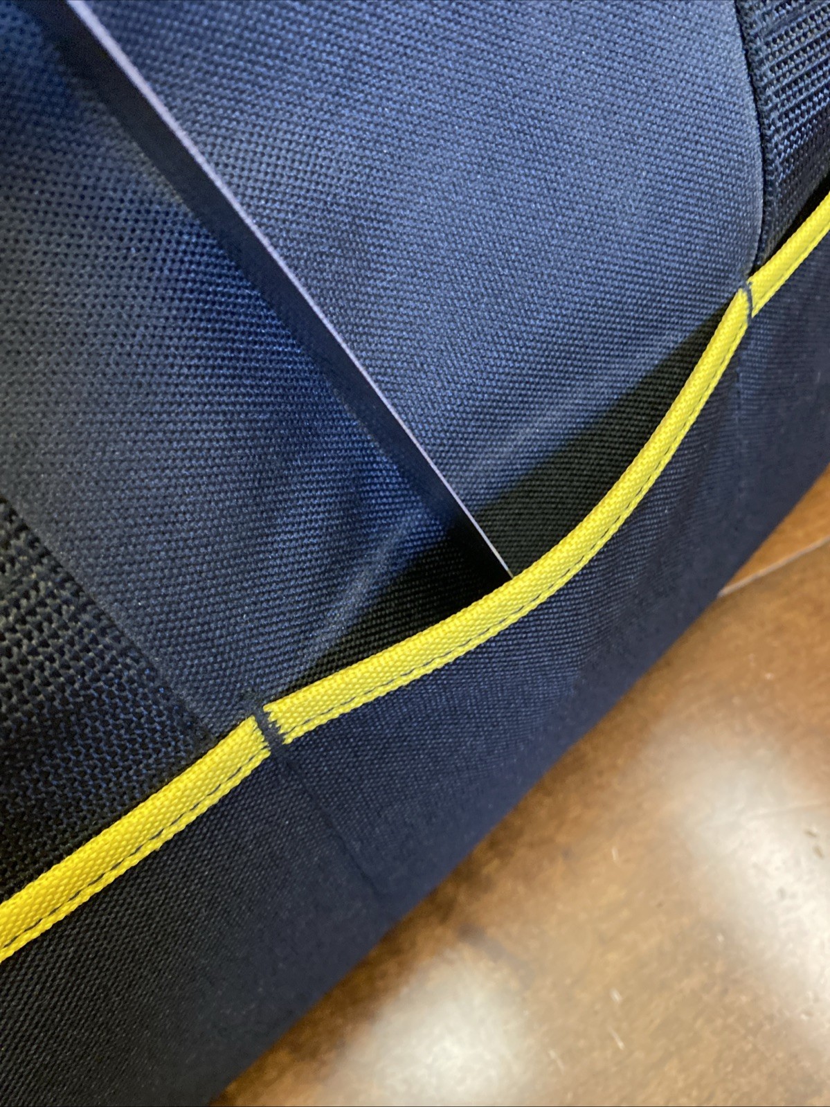 Samsonite Black & Yellow Tool Bag Heavy Duty Canvas Carry Tote 17″x10″x8″