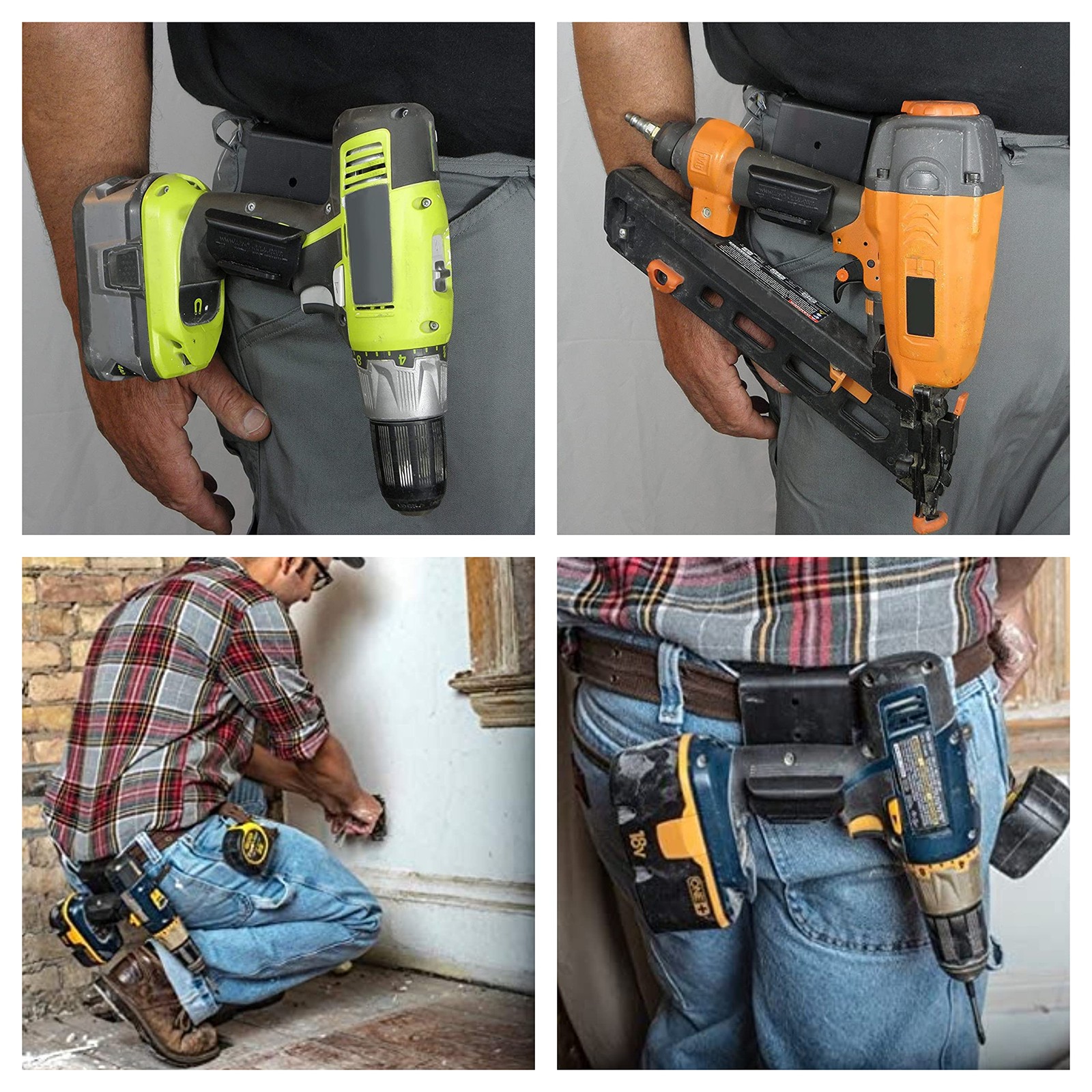 1 PCS Cordless Drill Holster Hook Tool Belt Hanger Heavy Duty Accessory