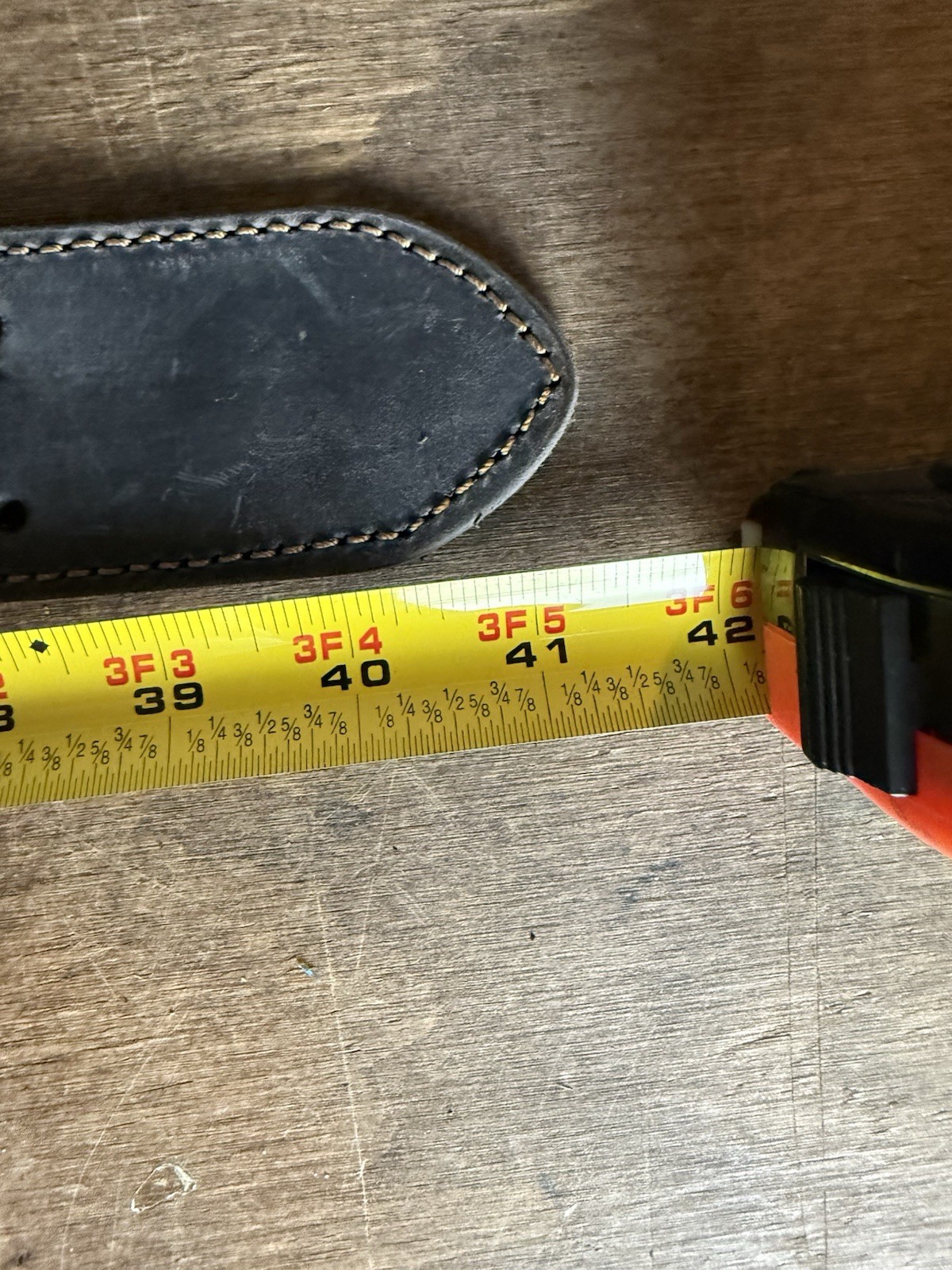 Ox Gray Leather Tool Belt 42″