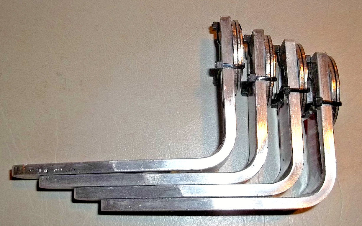 (4) Husky L Hanger Hook for Pneumatic Tools ~ Size Small – New & FREE FAST SHIP