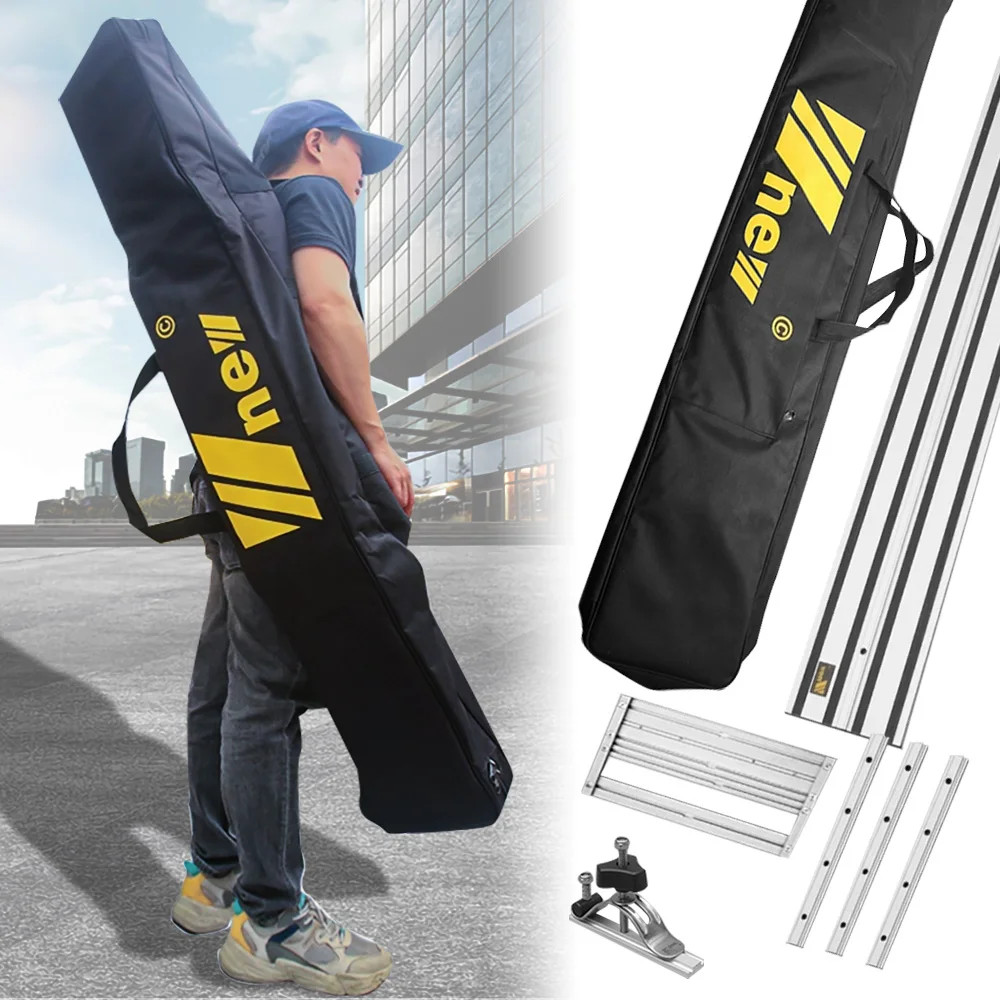 Track Saw Guide Rail Bag 59in Double Side Carry Case Protective Storage Rails