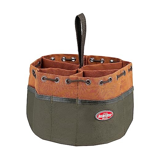 Bucket Boss Parachute Bag Small Parts Bag in Brown, 25001