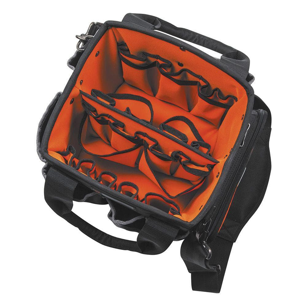 Klein Tools Tool Bag Tradesman Pro Tool Tote 40 Pockets10 Inch Large Zipper