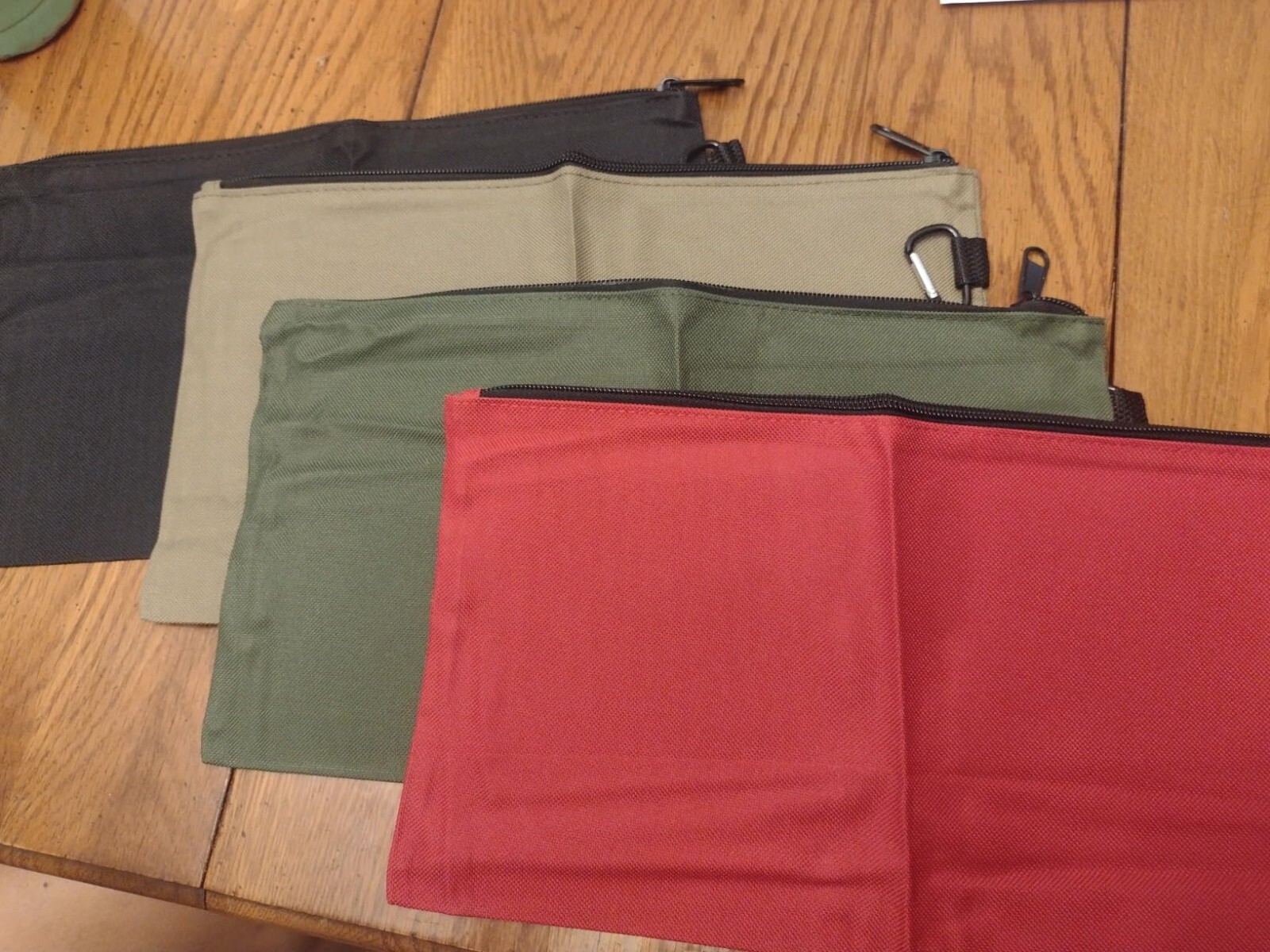 4 Pack Tool Bag, Small Tool Pouch with Zipper, Premium Utility 12.5 x 7″