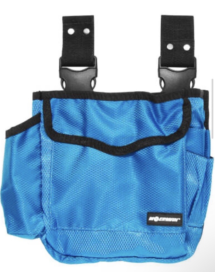 Moerman Side Kit Tool Window Cleaning Pouch Belt Clips Magnetic Blue New